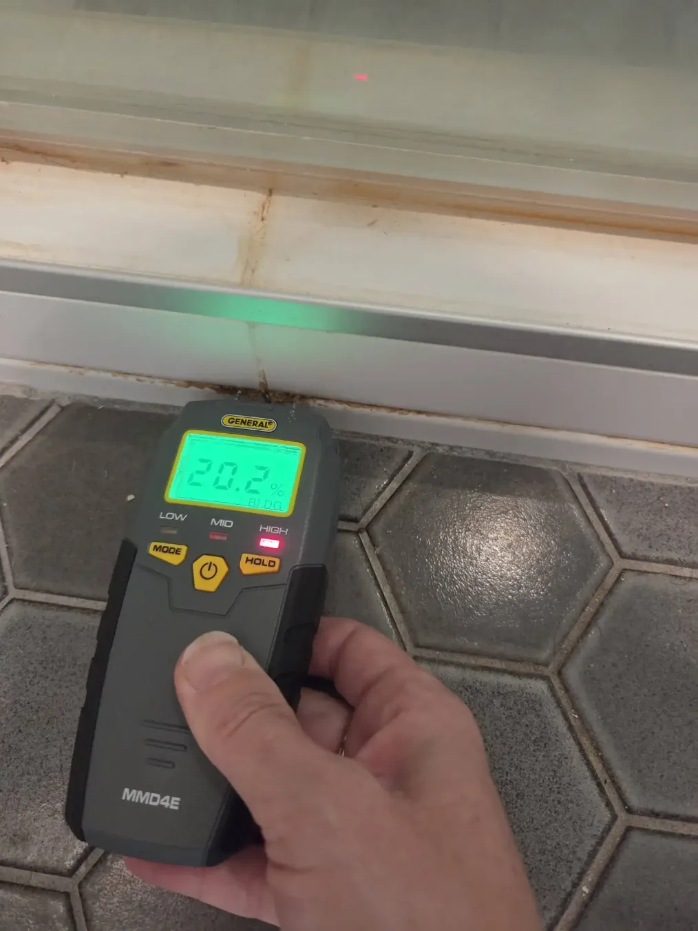 Air quality sampling equipment used during professional mold inspection in Sarasota Florida
